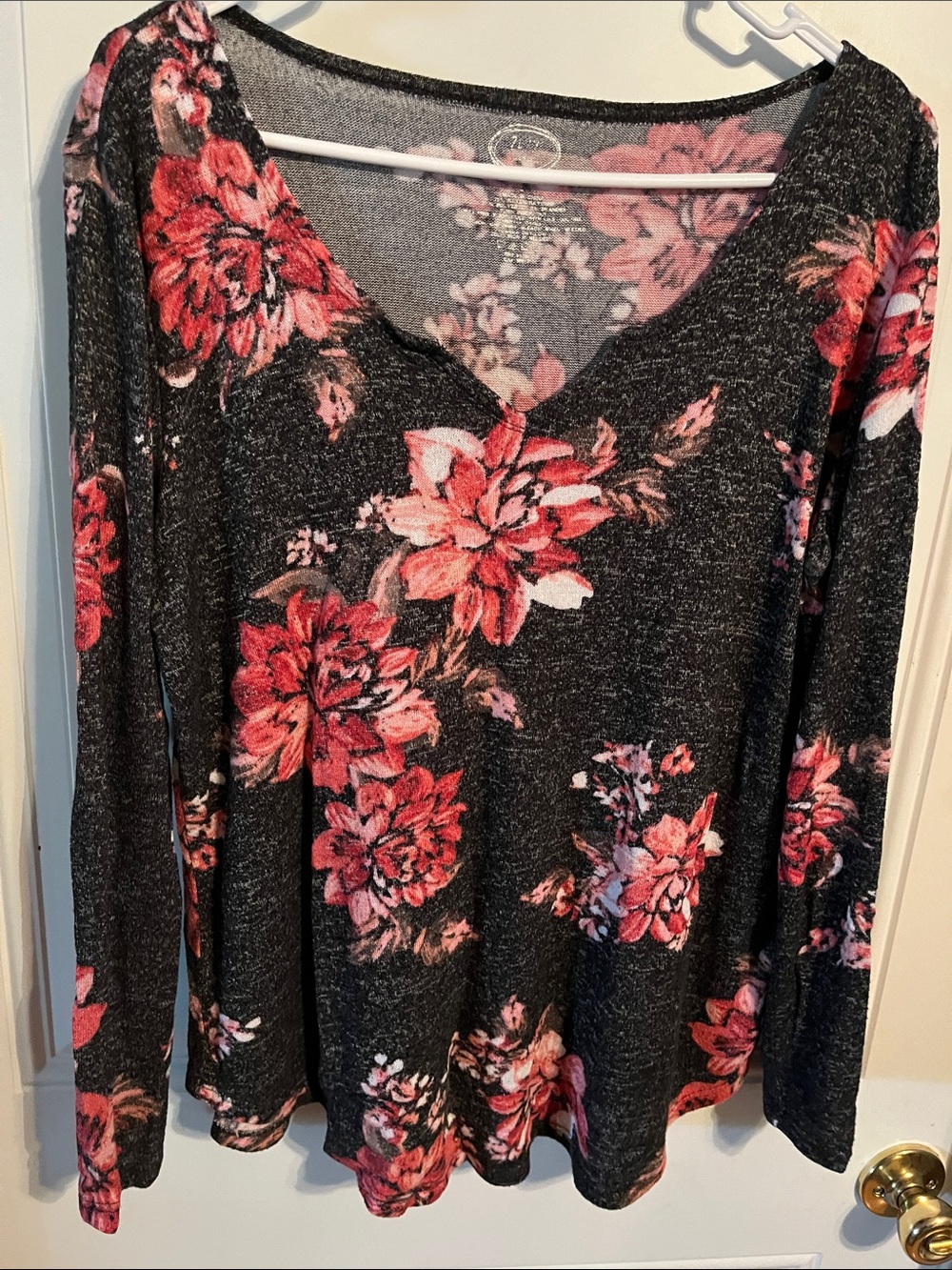 24/7, Maurice’s blouse, polyester, spandex, L